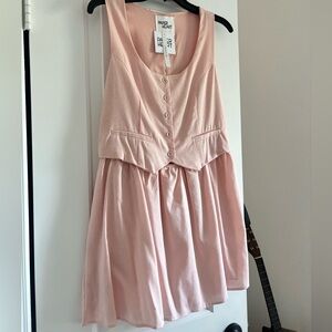 Paper Heart Blush Pink Sleeveless Dress